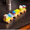 image:imageFat Brain Toys Learning Locomotive  Wooden Stacking Block Train for Preschoolers