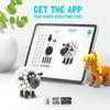 image:imageHEY CLAY Animals Set  Colorful Modeling Air Dry Clay for Kids  Air Dry Clay Kit 15 Cans and Sculpting Tools with Fun Interactive Instructions App  Age 3 and up