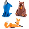 image:imageHEY CLAY Fat Brain Toys Forest Animals Air Dry Clay Kit with Interactive App for Kids amp Tweens Modeling Clay and Crafts Set